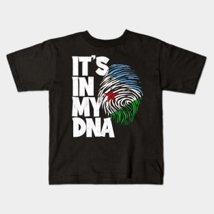 IT'S IN MY DNA Djibouti Flag Men Women Kids Kids T-Shirt